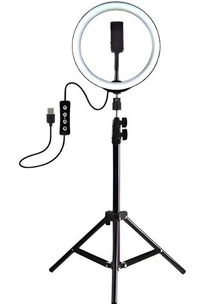 Producto - Aro de luz 30cm con trípode extensible hasta 2mts