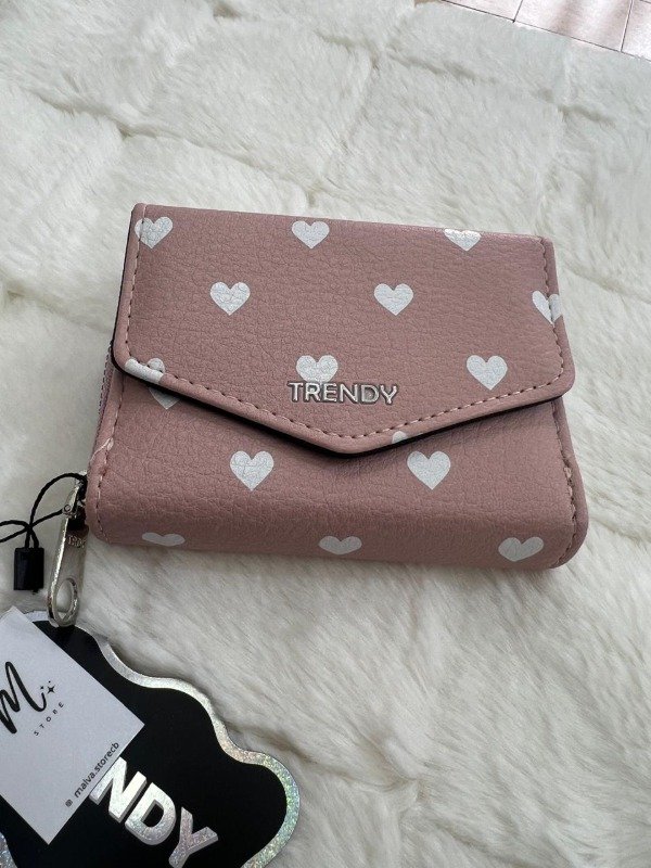 Producto - Billetera Chica Corazón Trendy - 1
