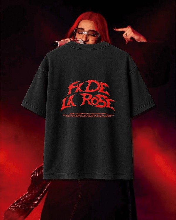 Producto - Remera FX DELAROSE NEGRA