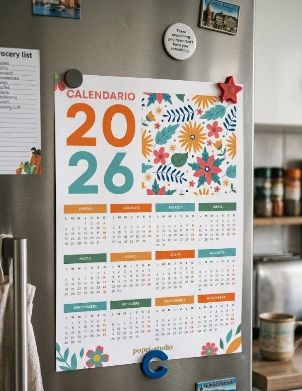 Producto - Calendario 1 Hoja