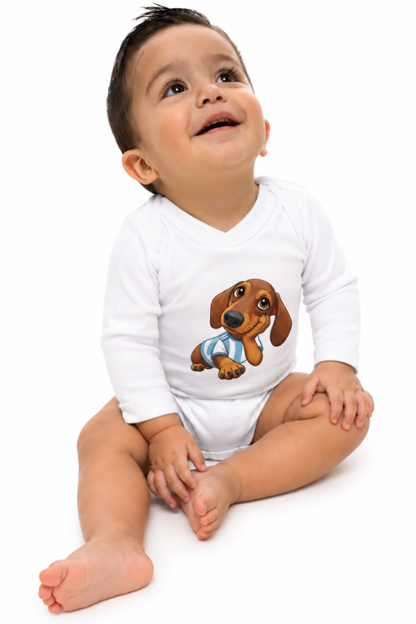 Producto - Body Perro Salchicha Manga Larga