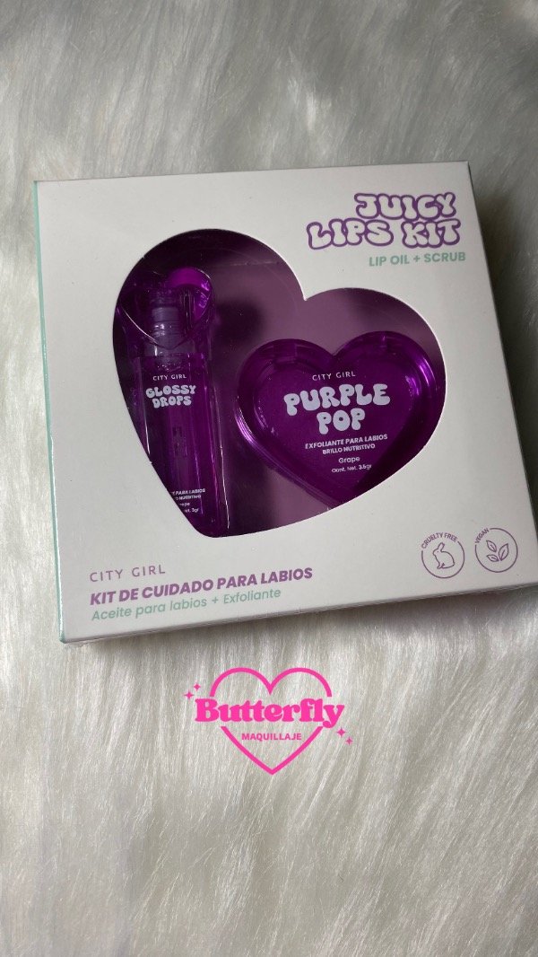 Producto - KIT DE CUIDADO PARA LABIOS Aceite para labios + Exfoliante