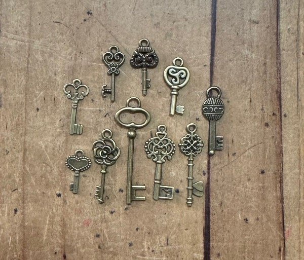 Producto - Pack llaves vintage x10