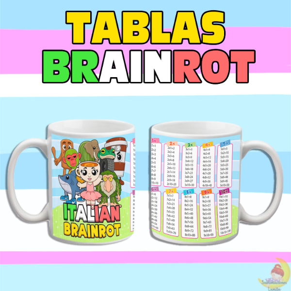 Producto - TABLAS MULTIPLICAR BRAINROT