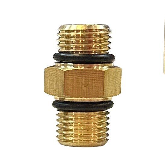 Producto - NIPLE DOBLE ROSCA CON ORRING CONECCION FOAM LM-102