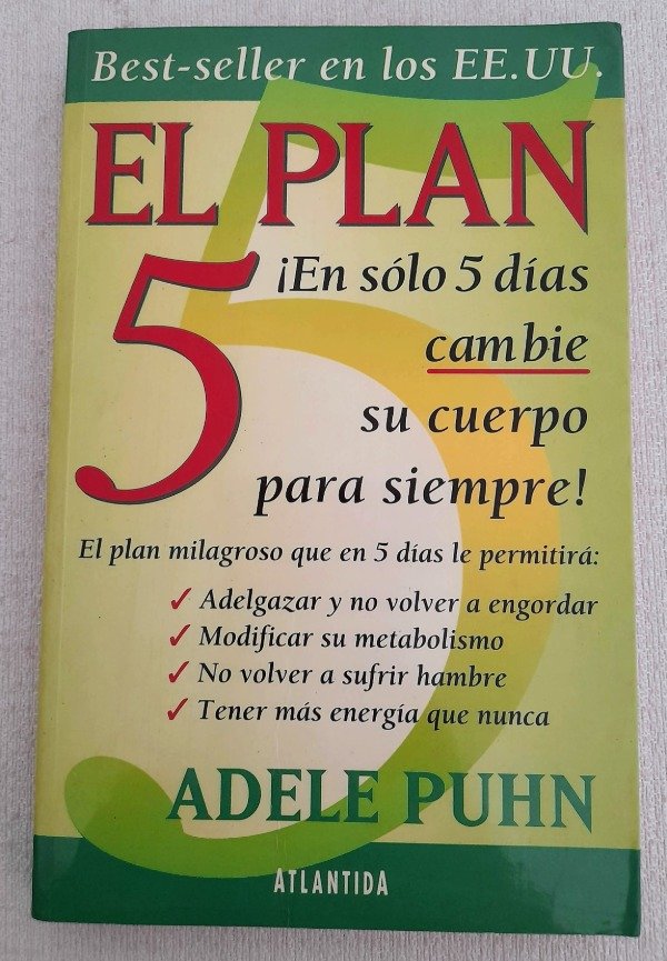 Producto - El Plan 5 - En 5 Dias Cambie - Adele Puhn - Atlántida