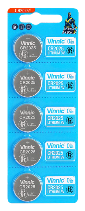 Producto - Pila de Litio 2025 Vinnic Blister x 5 Unidades