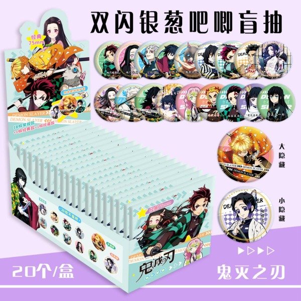 Producto - PInes de Metal Demon Slayer 11  Al Azar - 7.5cm