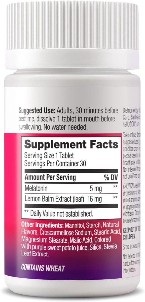 Producto - OLLY Sleep Fast Dissolve 5 mg de melatonina (x30) - 6