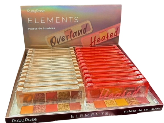 Producto - Paleta de sombras Elenents HB-F533/HB-F534 Ruby Rose BC 3/26