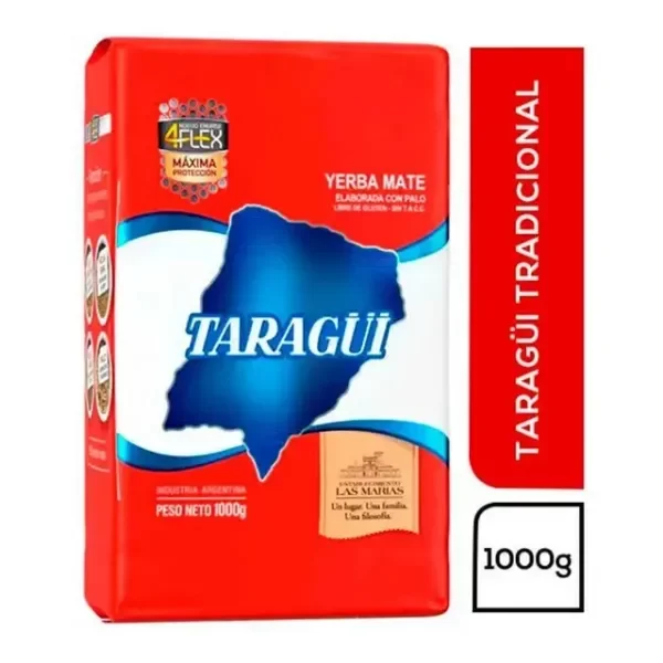 Producto - yerba con palo roja 1kg [TARAGUI]