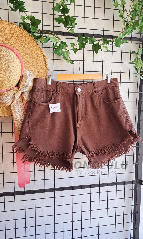 Producto - Short #Denim Boho Chocolate