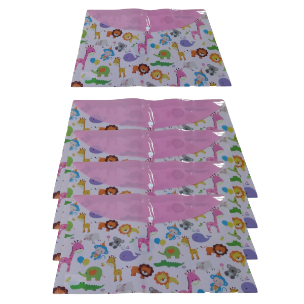 Producto - Sobre Plastico Con Boton Estampados 35 Cm X 25 Cm Animalitos - 2