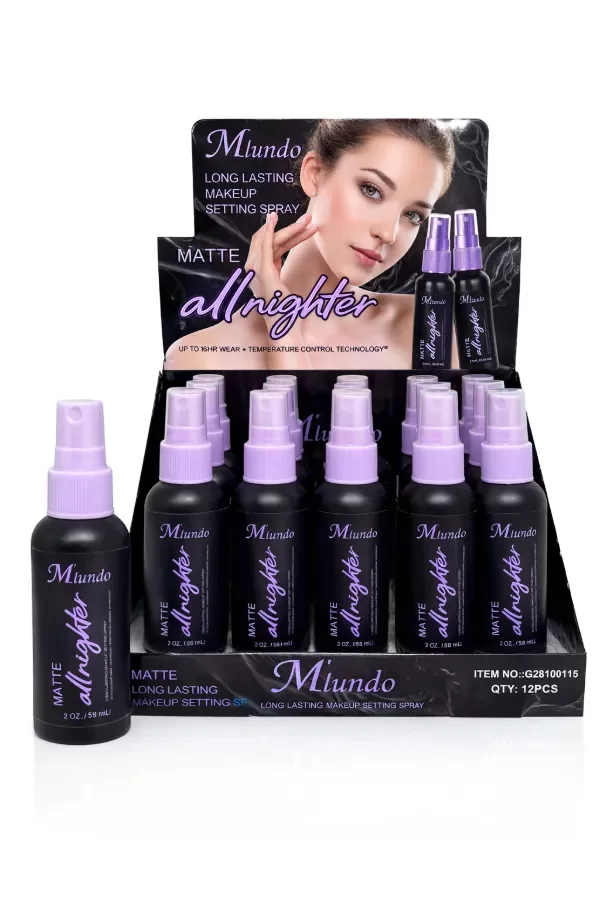 Producto - Fijador de maquillaje matte All  nigther LM 4/26