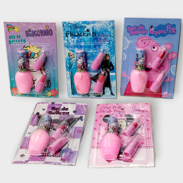 Producto - Set de esmalte y labial infantil
