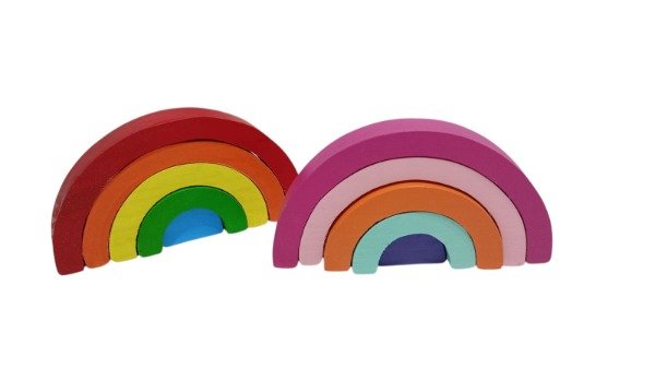 Producto - Encastre en forma de arcoíris