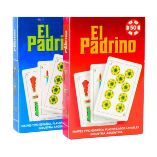 Producto - Naipes Españoles Plastificados Lavables El Padrino 50