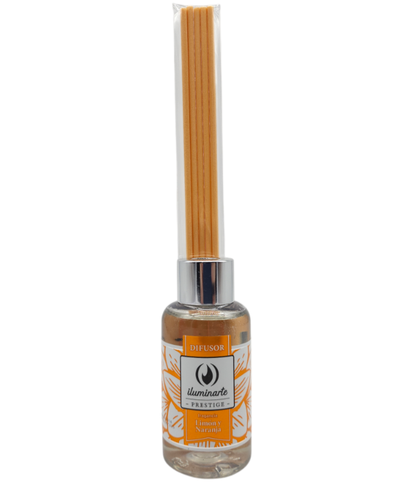 Producto - DIFUSOR DE AMBIENTES ILUMINARTE PRESTIGE 60ml - LIMÓN NARANJA