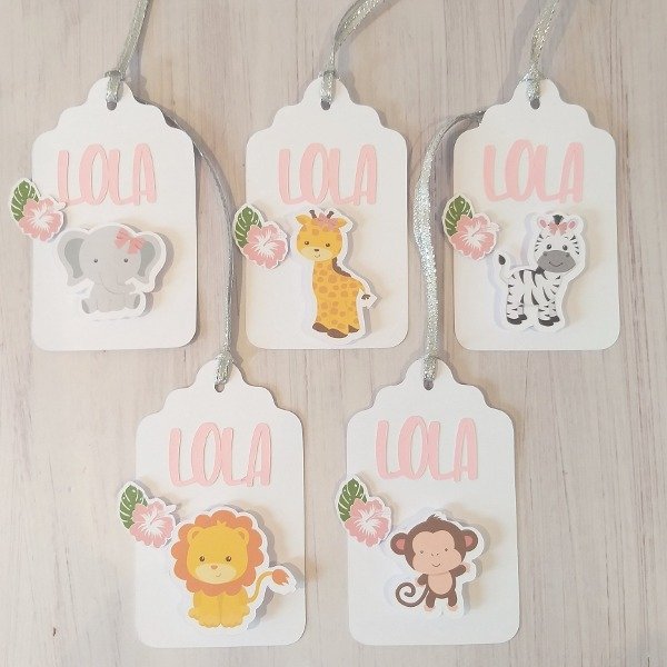 Producto - Tag 3D ANIMALITOS DE LA SELVA - 5
