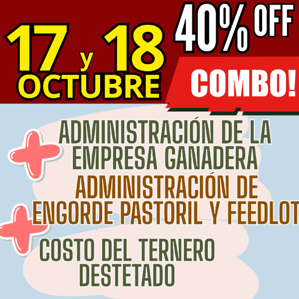 Producto - COMBO 3 CURSOS: Admin Ganadera + Engorde Pastoril y Feedlot + Admin Agrícola - 0