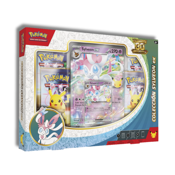 Producto - Box Celebración 30 ANIVERSARIO SYLVEON ex - POKÉMON TCG