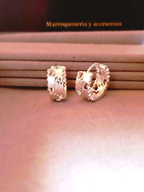 Producto - Argollas Tramadas love - Plata 900