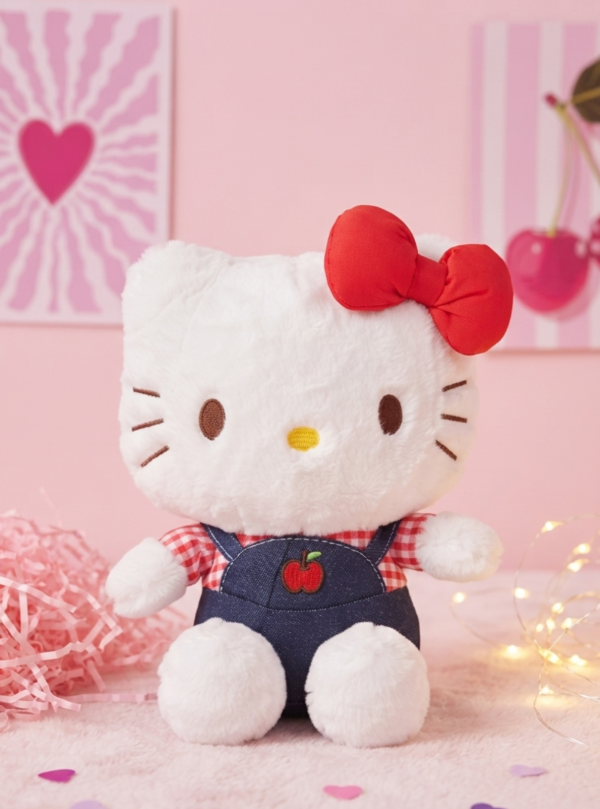 Producto - Kit Hello Kitty 2 Premium: Peluche Taza Tote bag Stickers Llavero y Mascarilla - 1