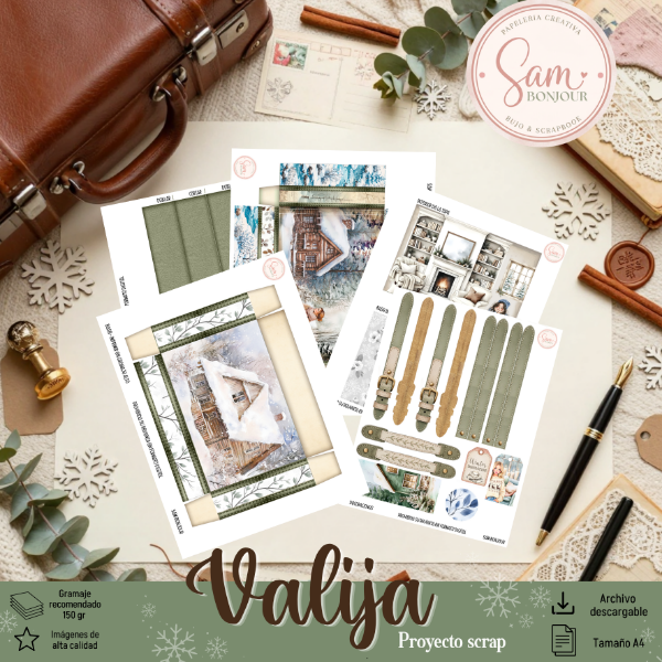Producto - Kit imprimible: Valija de invierno - 2