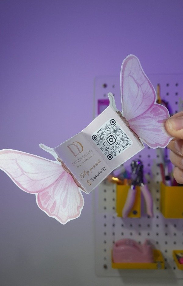 Producto - 50 tarjetas Mariposa Viral (se personaliza con el dibujo que desees)