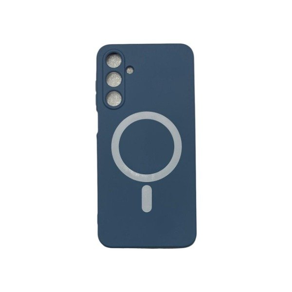 Producto - Funda Magnetica Magsafe Silicona Para Samsung A16 Color Azul