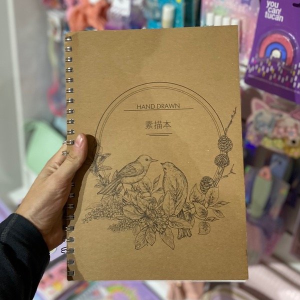 Producto - Cuaderno Anillado Kraft Con Dibujo 30 X 21 BB20320