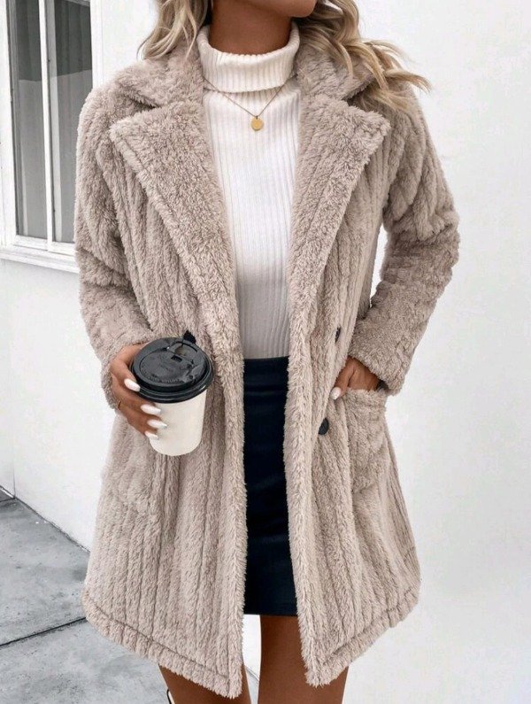 Producto - Tapado Shein teddy largo