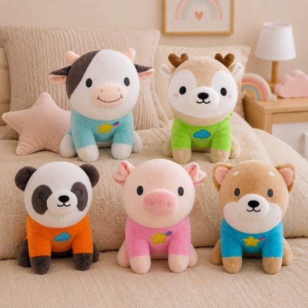 Producto - Peluche Animalitos con Ropa Kawaii Premium 23cm EN