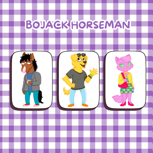 Producto - Sticker - Bojack Horseman pack x 3
