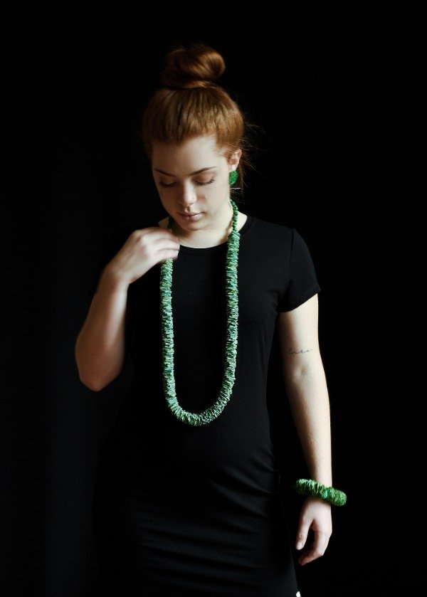 Producto - Collar Green de papel - 1