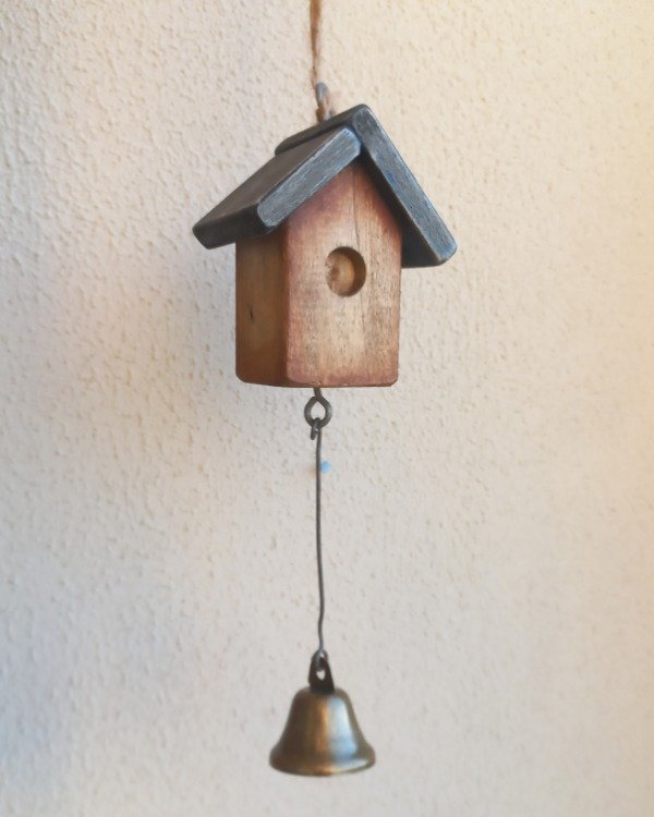 Producto - Mini casitas "campanerita" (decoración) wengue