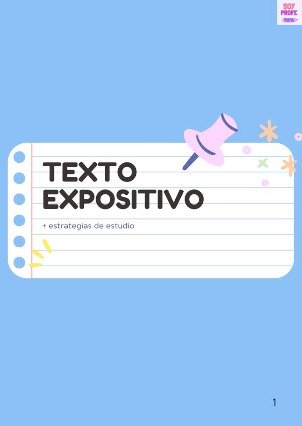 Producto - Texto expositivo + estrategias de estudio