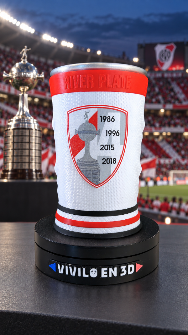 Producto - VASO CHOPP 500ML RIVER PLATE CAMPEON DE AMERICA - 1