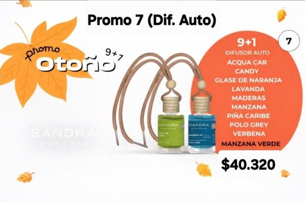Producto - Promo 7: Difusor Auto