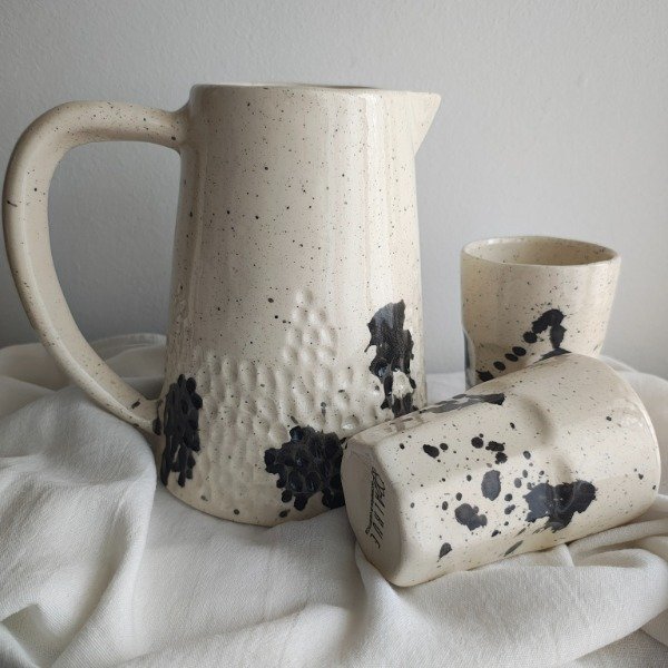 Producto - Combo de Jarra + 2 vasos "Manchas"