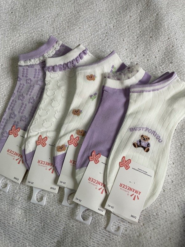 Producto - SOQUETES AMANECER LILA