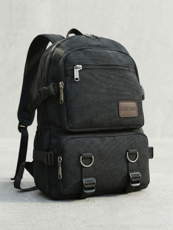 Producto - Mochila Canvas Vintage Porta Notebook Multifuncional