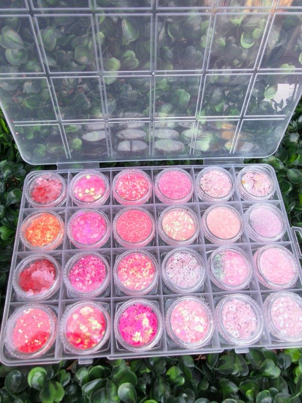 Producto - GLITERS LINEA ROSA X24