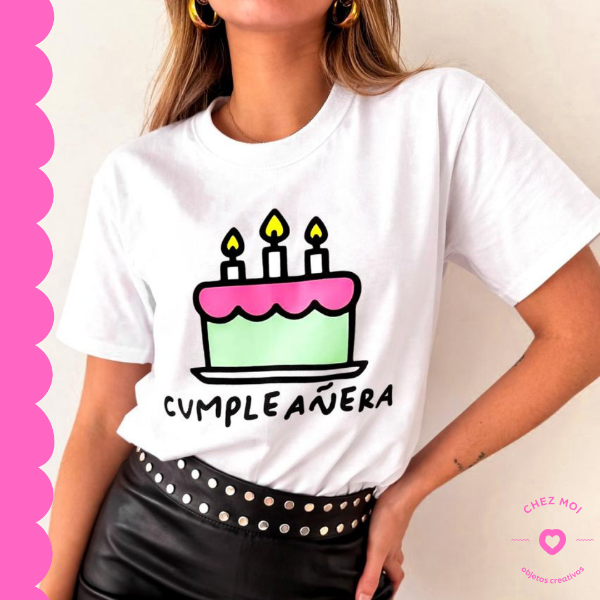 Producto - REMERA CUMPLEAÑERA