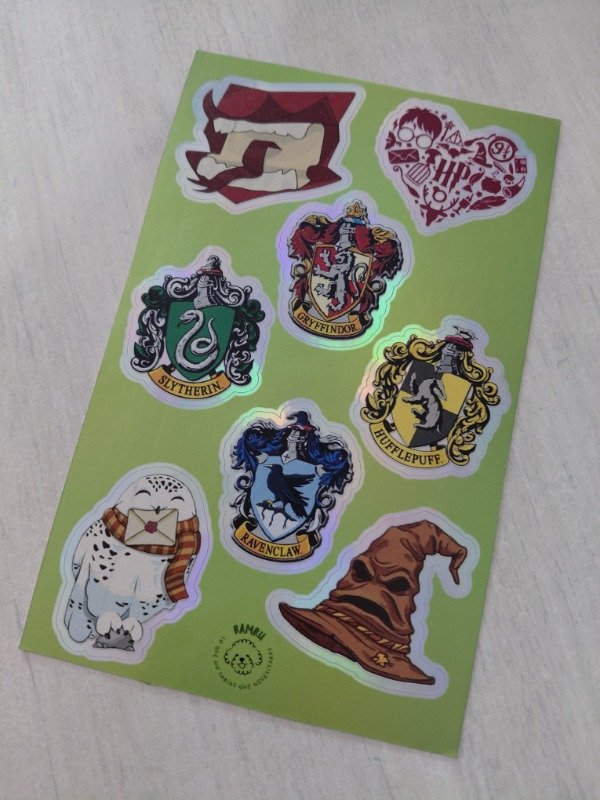Producto - Planchitas de stickers - Harry Potter I