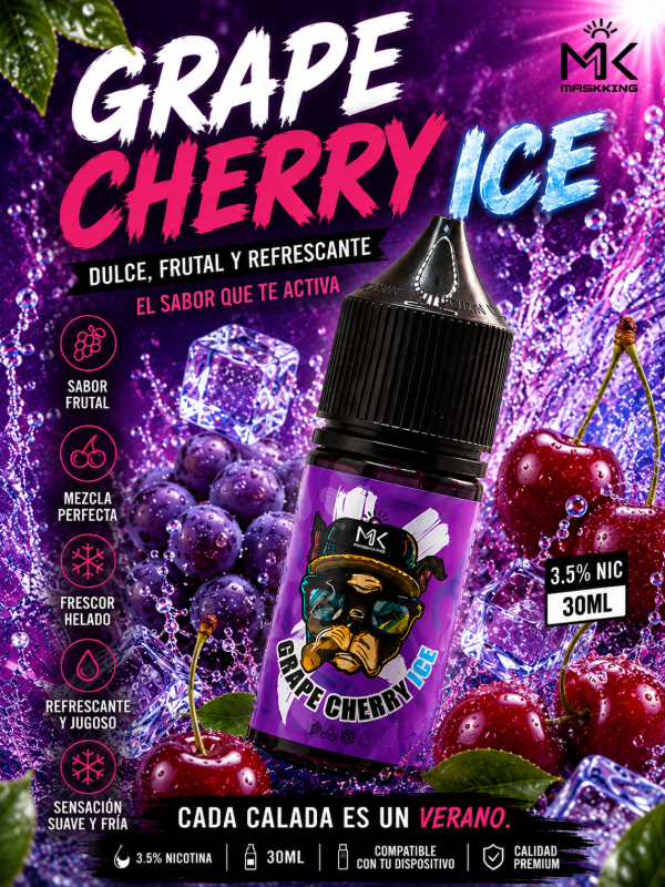 Producto - MASKKING SALT GRAPE CHERY ICE