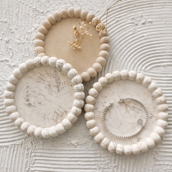 Producto - Molde Bandeja Posavasos Circulo Perlado ( 12cm diametro )