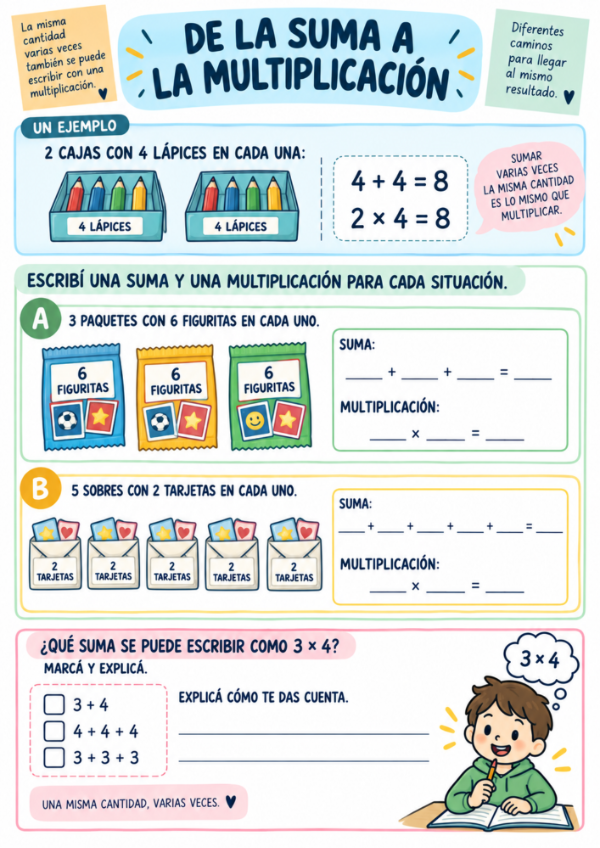 Producto - Multiplicación, división y resolución de problemas - 3