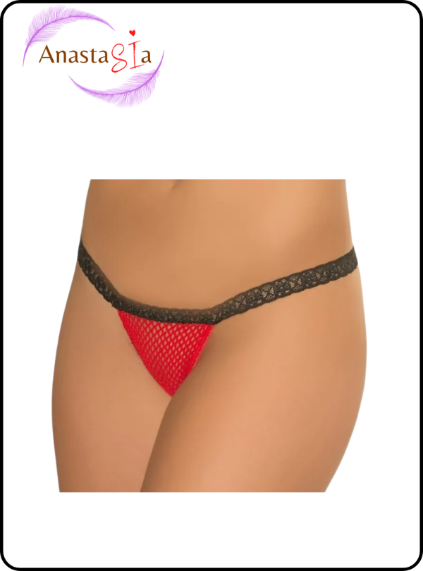 Producto - Tanga de Red Roja (Modelo T102)