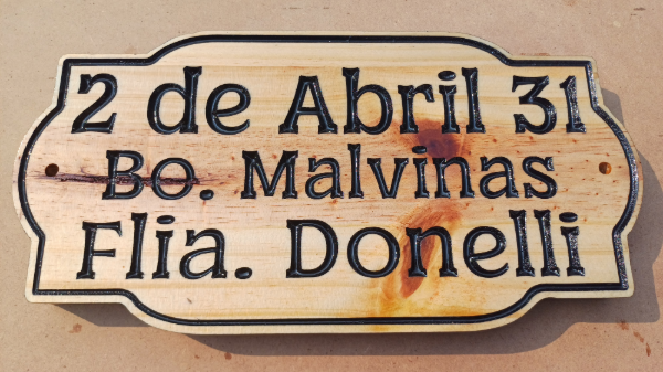 Producto - Carteles de dirección 20x40cm